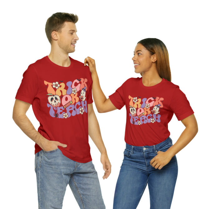 Trick or Teach Unisex Jersey Short Sleeve Tee