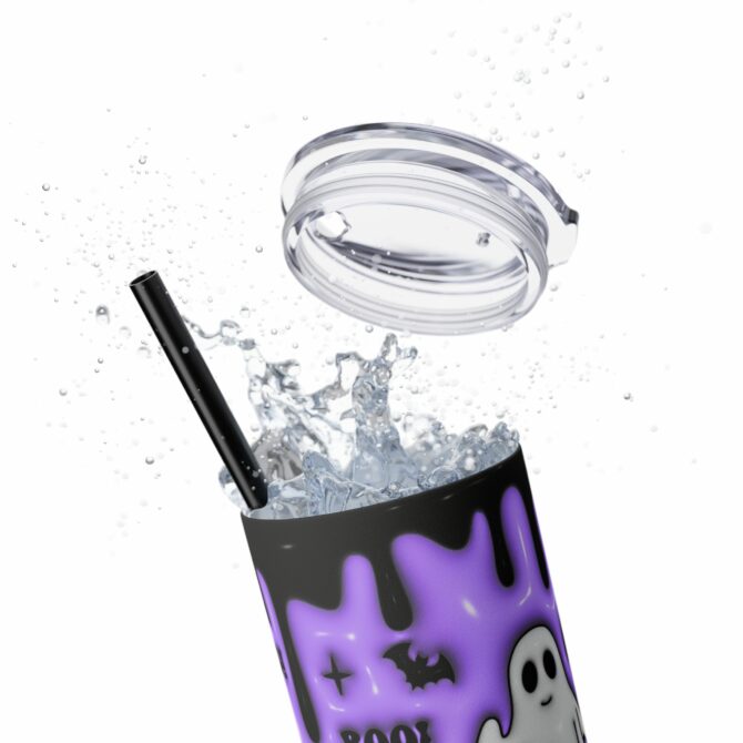 Skinny Tumbler with Straw, 20oz